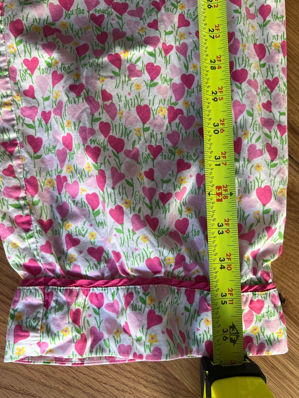 LILLY PULITZER “LOVE YOU TOO MUCH” PAJAMA SET, SIZE L. - Picture 16 of 16